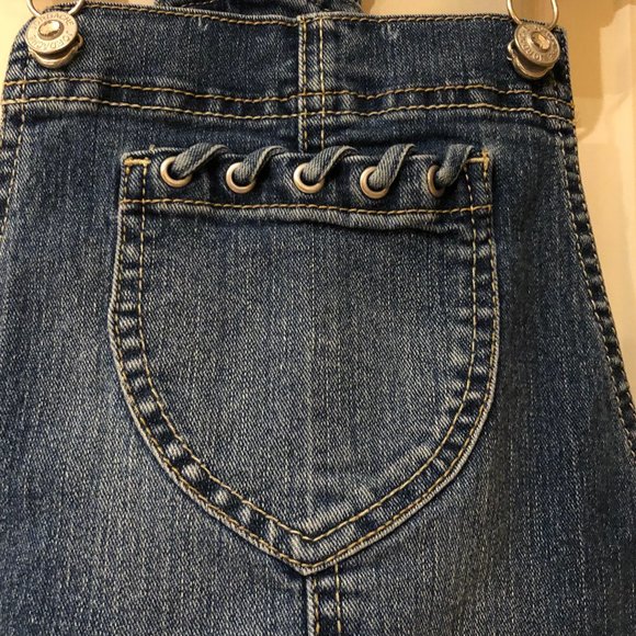 Jordache Denim Overall Shorts - Picture 3 of 7